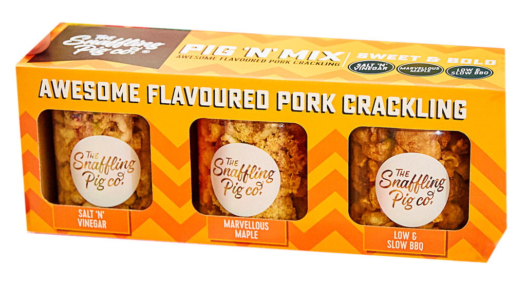 Pig 'N' Mix: Small Sweet & Bold Pork Crackling Gift Set
