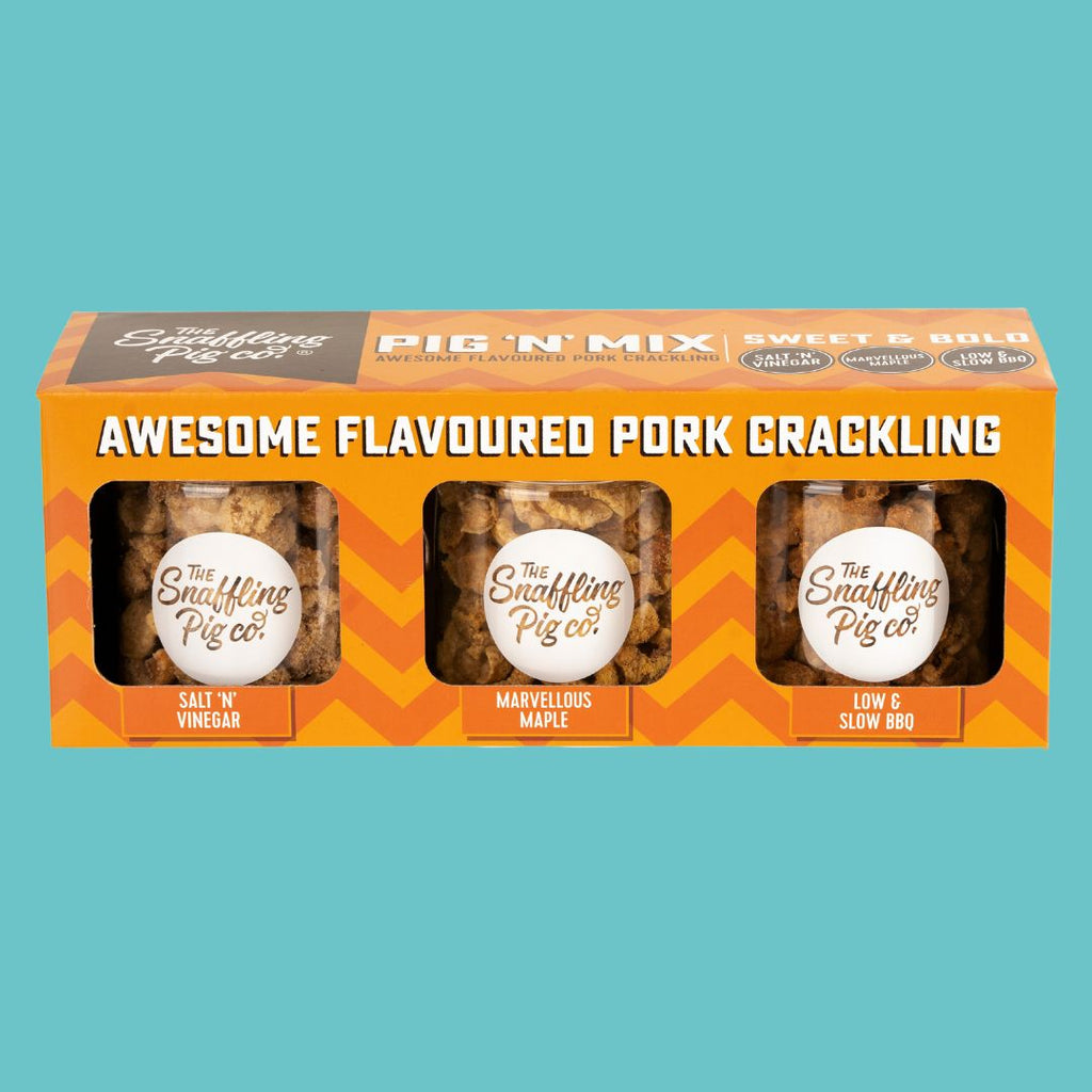 Pig 'N' Mix: Small Sweet & Bold Pork Crackling Gift Set