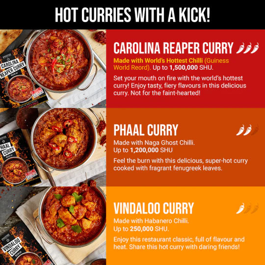 World's Hottest Curry Collection Gift Box by Spicentice