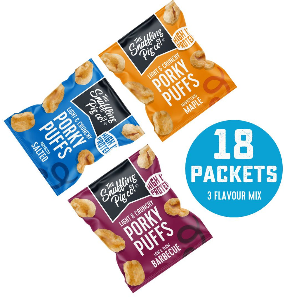 Porky Puffs Piggin' Special Mixed Case (case of 18)