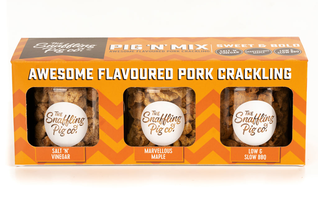 Pig 'N' Mix: Small Sweet & Bold Pork Crackling Gift Set