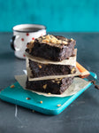 Maple Crackling Brownies