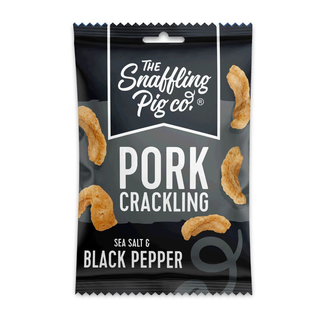 Black Pepper & Sea Salt Pork Crackling Packets
