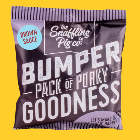 Brown Sauce Flavoured Pork Crackling