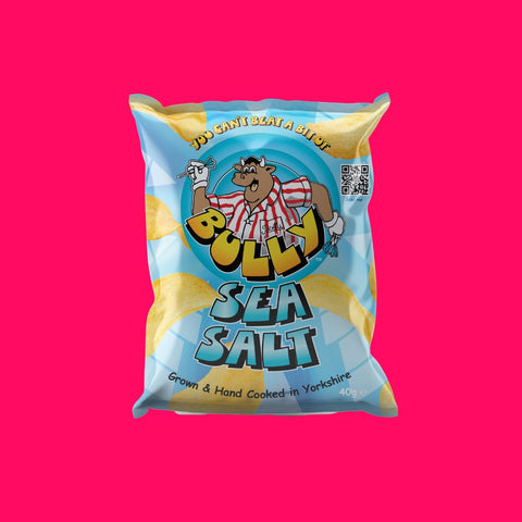 Bully Sea Salt Crisps | Handcooked in Yorkshire | Snaffling Pig Exclusive