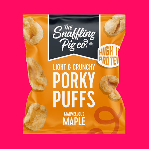 Marvellous Maple Porky Puffs Packets