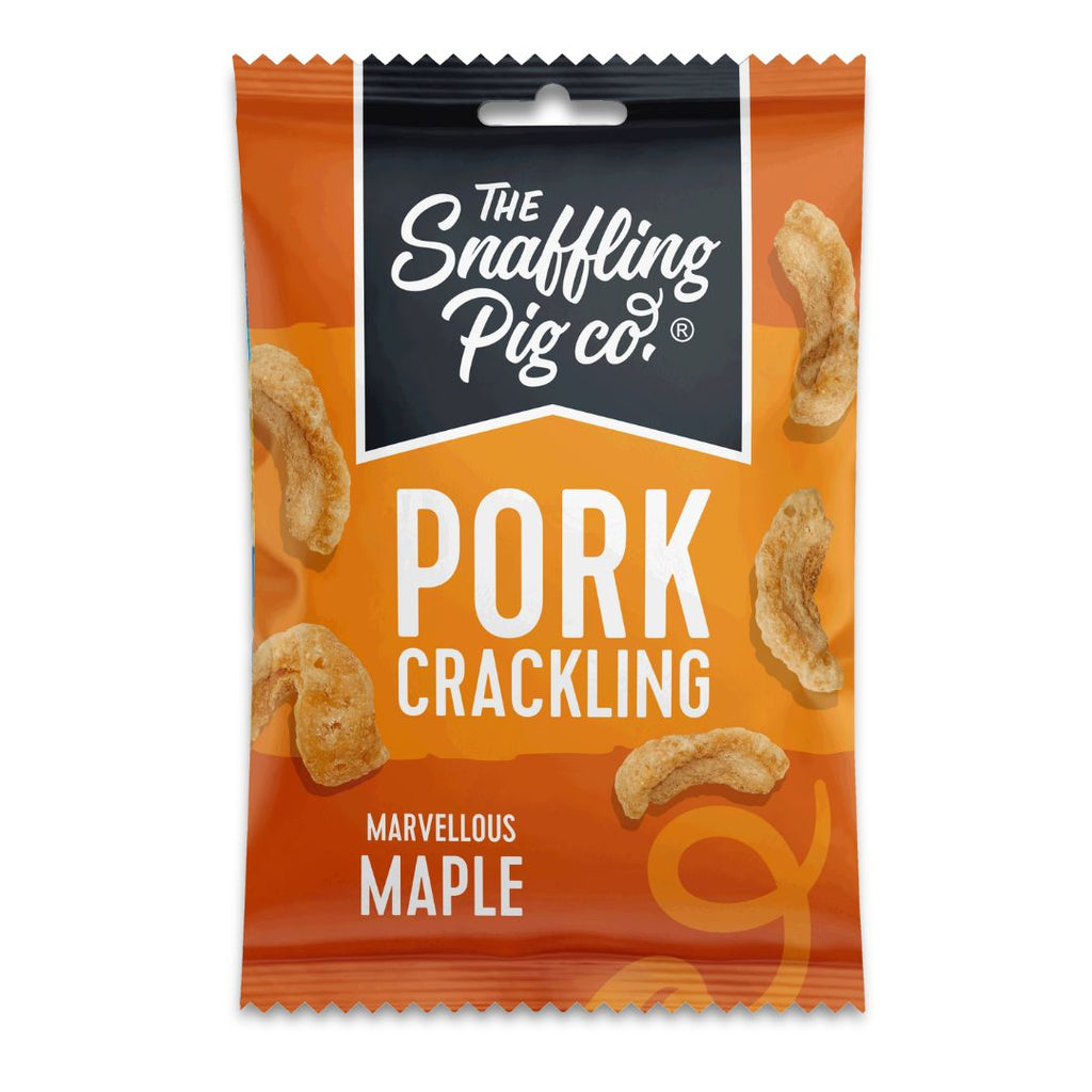 Marvellous Maple Pork Crackling Packets
