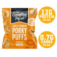 SPECIAL: Marvellous Maple Porky Puffs Packets 12 x 20g