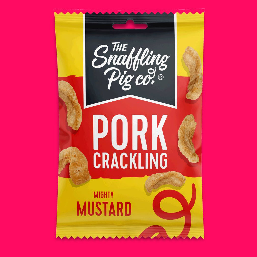 Mighty Mustard Pork Crackling Packets