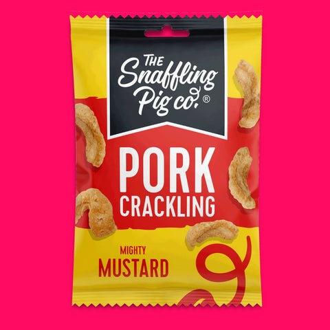 Mighty Mustard Pork Crackling Packets