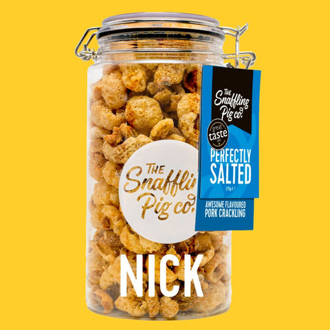 Personalised Pork Crackling Gifting Jar