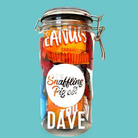 Personalised Bar in a Jar: Beer & Snacks Gift Jar