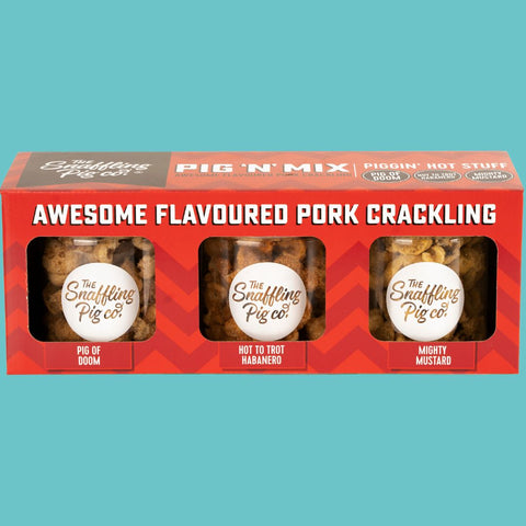 Pig 'N' Mix: Small Piggin' Hot Stuff Pork Crackling Gift Set