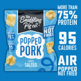 Popped Pork - Lightly Salted | Air Popped Not Fried | Protein Snacks