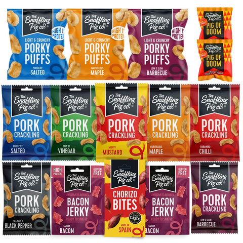 All the Pork Snacks and Pork Gifts we do....(p.s. it's a lot ...