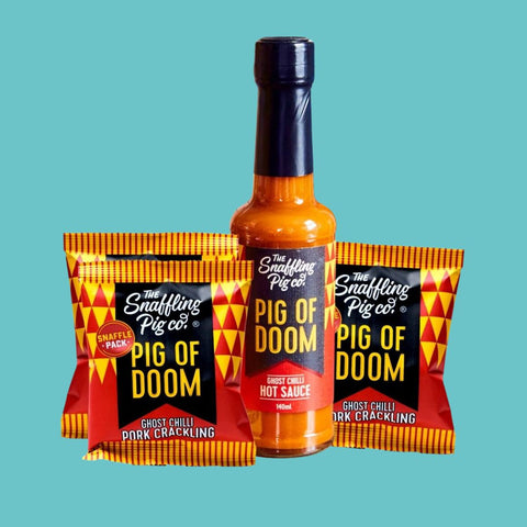 Extra Spicy Pig of Doom Crackling & Sauce Bundle