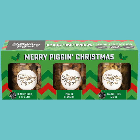 Pig 'N' Mix: Seasoned Eatings | Christmas Pork Crackling Gift Set